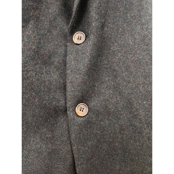 Oscar De La Renta Green Sport Coat Blazer Wool Cashmere 44L Vintage Quiet Luxury - Picture 3 of 16